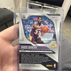 Panini 2024 25 Prizm Basketball Magic Johnson Legends Insert #294 Lakers1