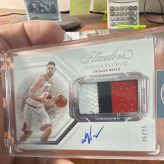 Nikola Vučević Patch Auto 2022 23 Panini Flawless HPA NKV 25/250