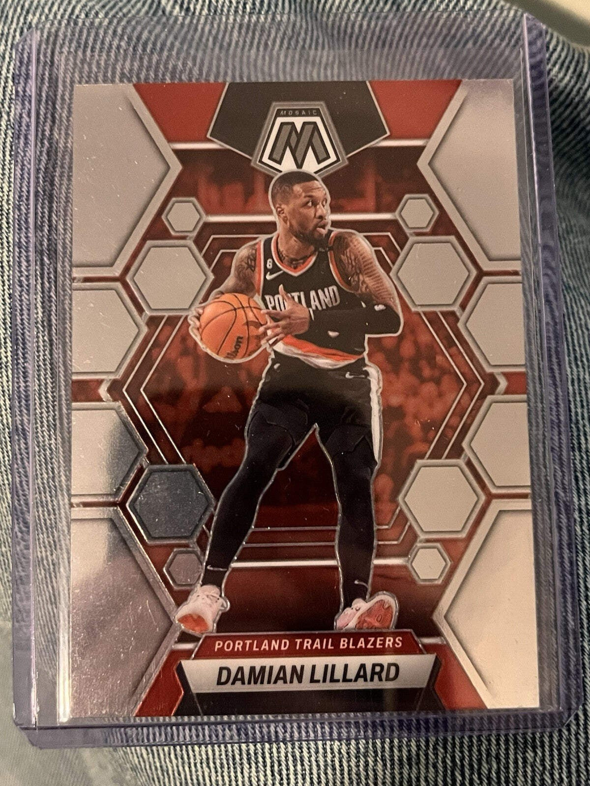 Panini 2022 23 Mosaic Basketball Damian Lillard Base #38 Trail Blazers1