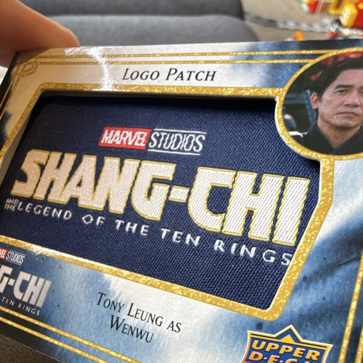 Upper Deck Shang Chi Legend Ten Rings Logo Patch Insert SCP 1 Wenwu Tony Leung3