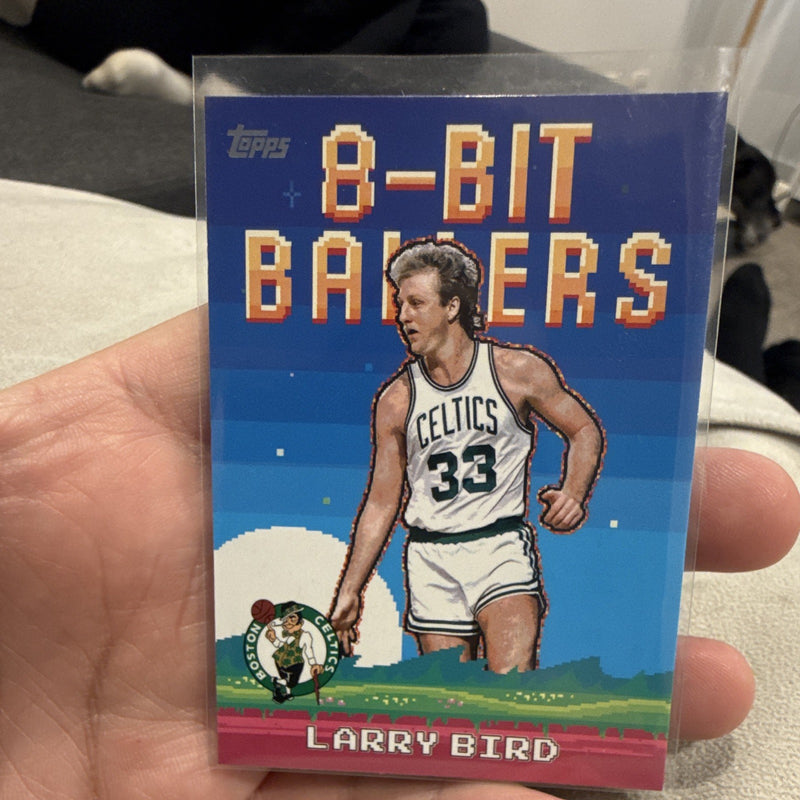 Larry Bird 8 Bit Ballers Insert Topps NBA Boston Celtics 8B 25 20250