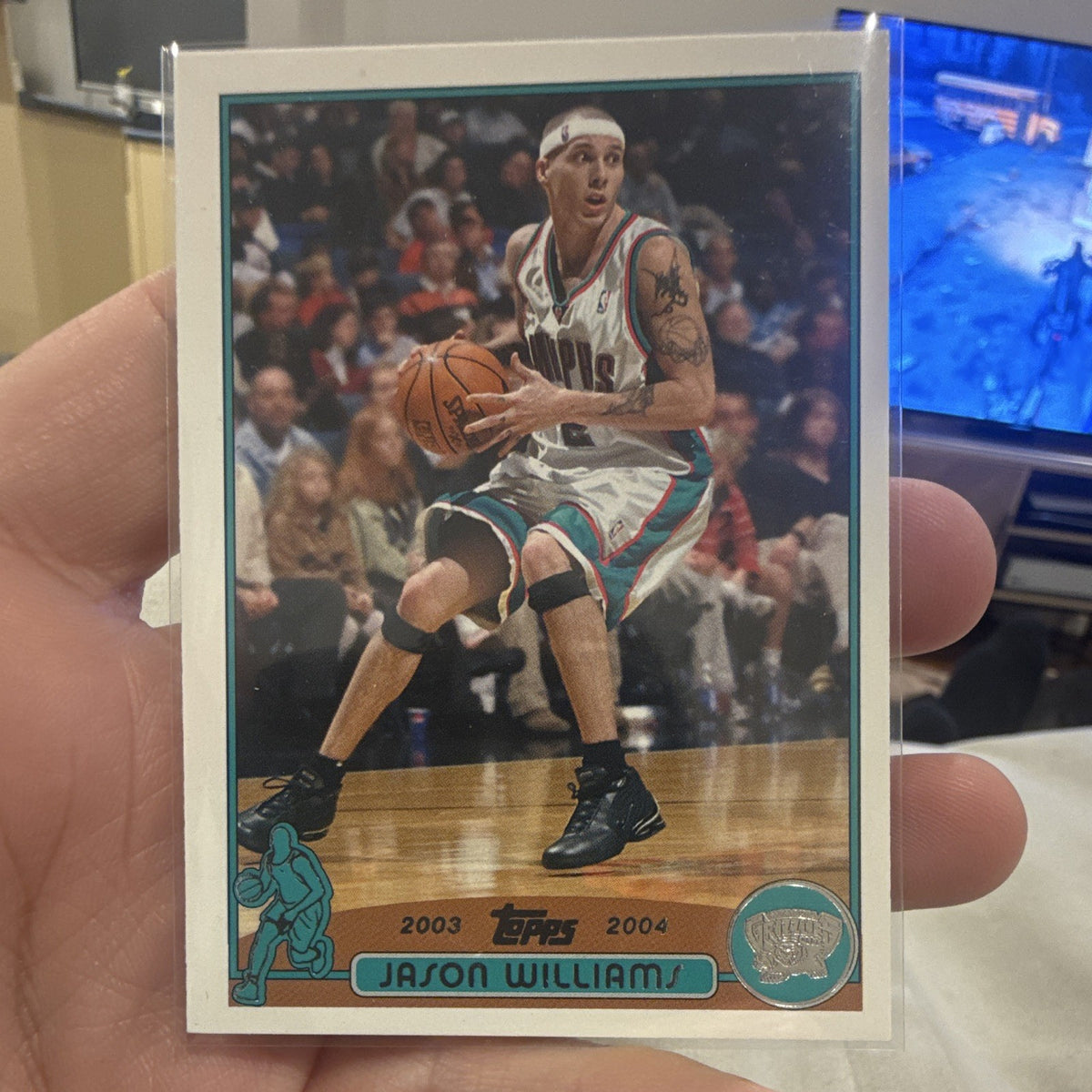 Topps 2003 04 Jason Williams Memphis Grizzlies Basketball Card #1480