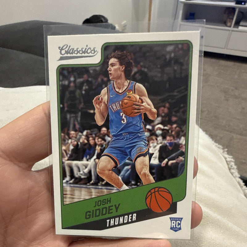 Panini 2021 22 Chronicles Classics Josh Giddey Rookie #153 Thunder0