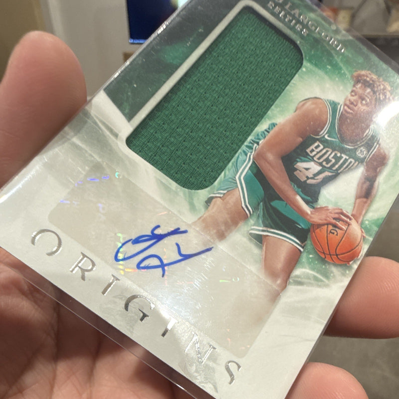 Panini 2019 20 Origins Romeo Langford Rookie Patch Auto   149 Boston Celtics3