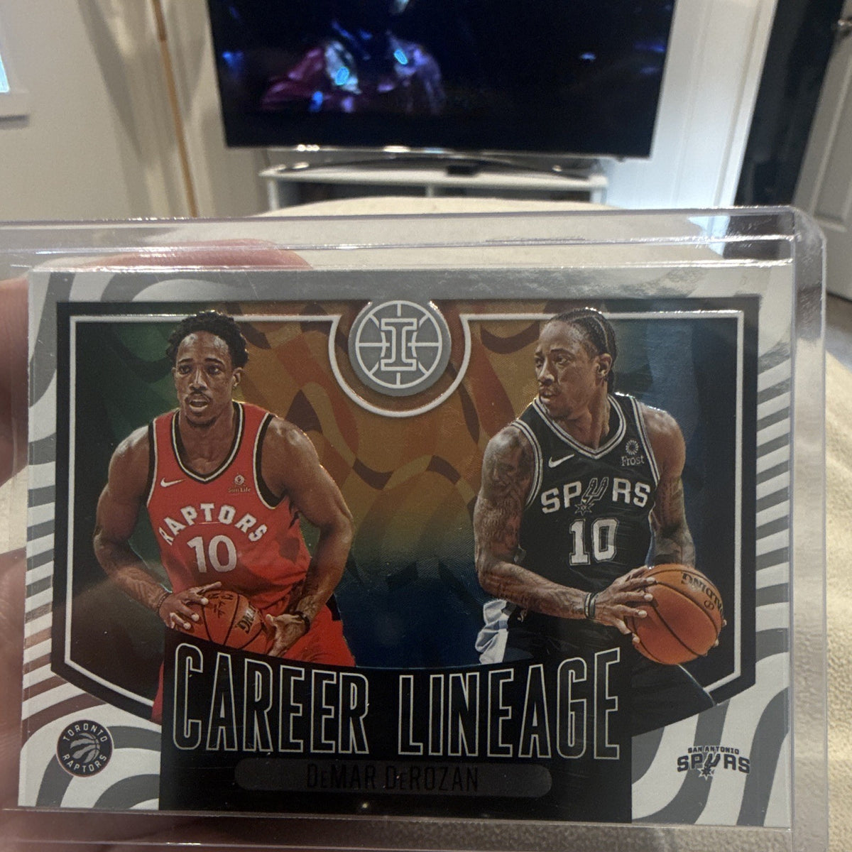 Panini Illusions 2020 21 DeMar DeRozan Career Lineage Insert No.16 Raptors0
