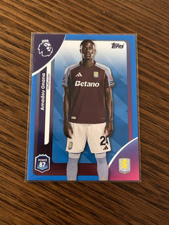 Amadou Onana Parallel Topps Premier League 2025/26 #26 Aston Villa0