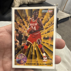 Fleer 1993 94 Award Winner Hakeem Olajuwon Fleer 93 94 #230 Rockets0