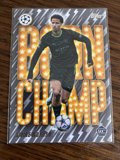 Topps Born Champ BC 2 Divine Mukasa Rookie Insert Man City UEFA Soccer Card1