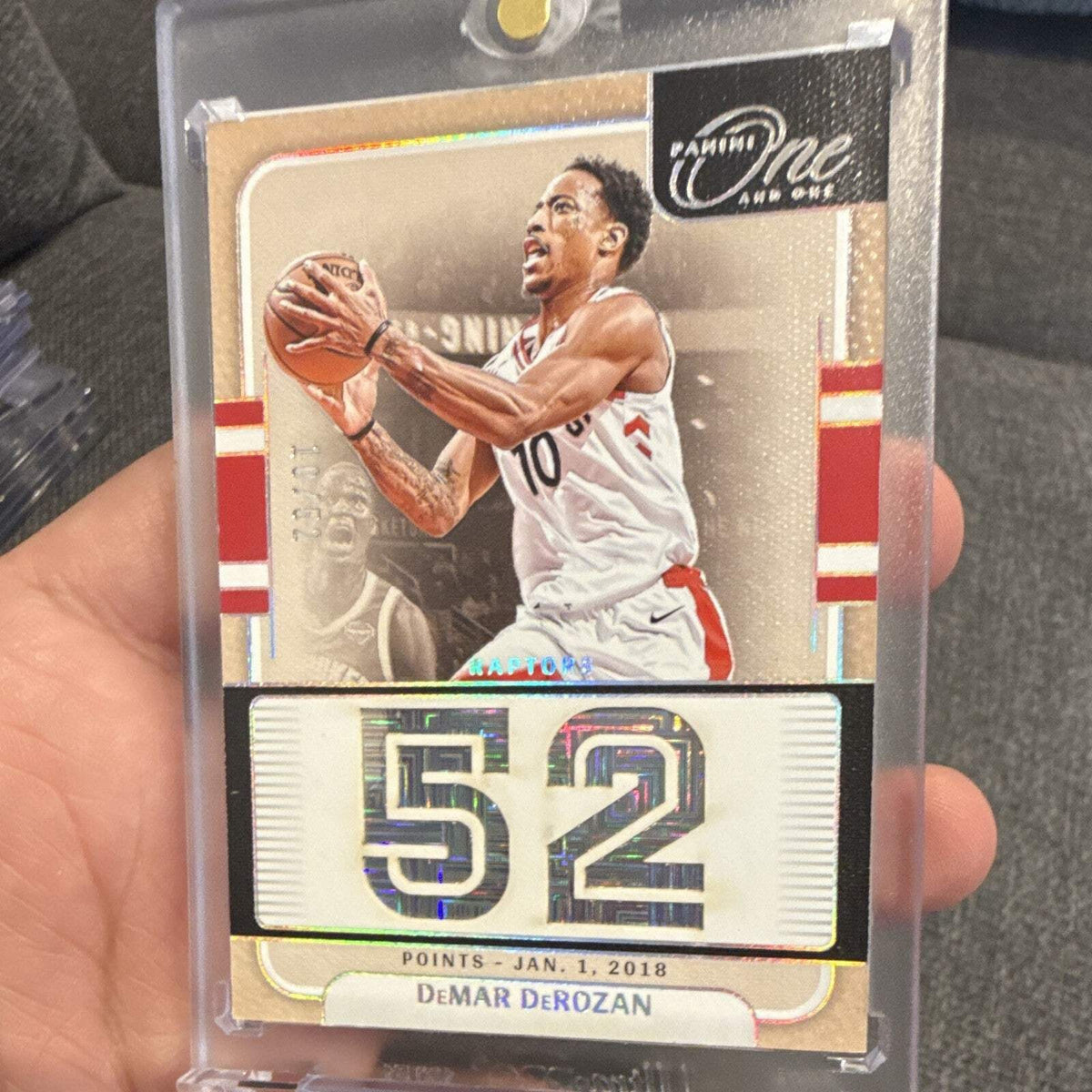 Panini DeMar DeRozan 2024 25 One and One Points record 10/52 #jerseymatch0