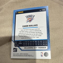Panini Donruss Basketball Cason Wallace #105 OKC Thunder Serial #/85 2024-252