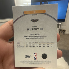 Topps Finest Trey Murphy III Parallel New Orleans Pelicans #96 24-25 NBA1