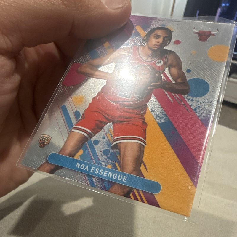Topps Finest Noa Essengue Rookie RC Chicago Bulls NBA Basketball Card #123