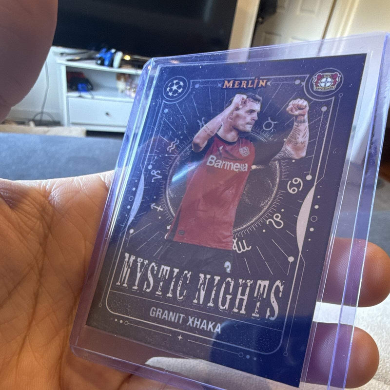 Topps Granit Xhaka Mystic Nights MN 3 Merlin UEFA Champions League 20252