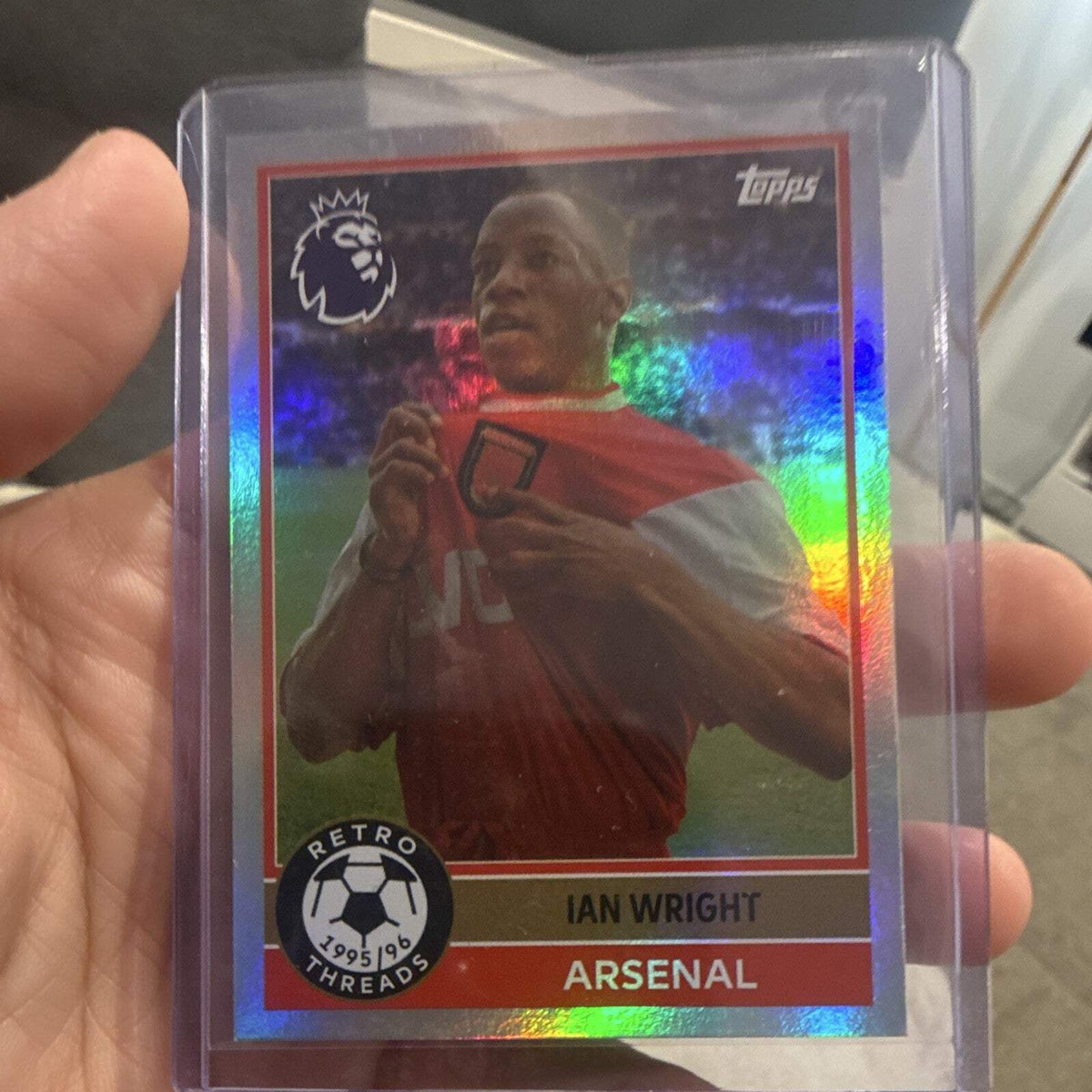 Topps Ian Wright Retro Threads 1995/96 Topps Premier League 2025/26 3812