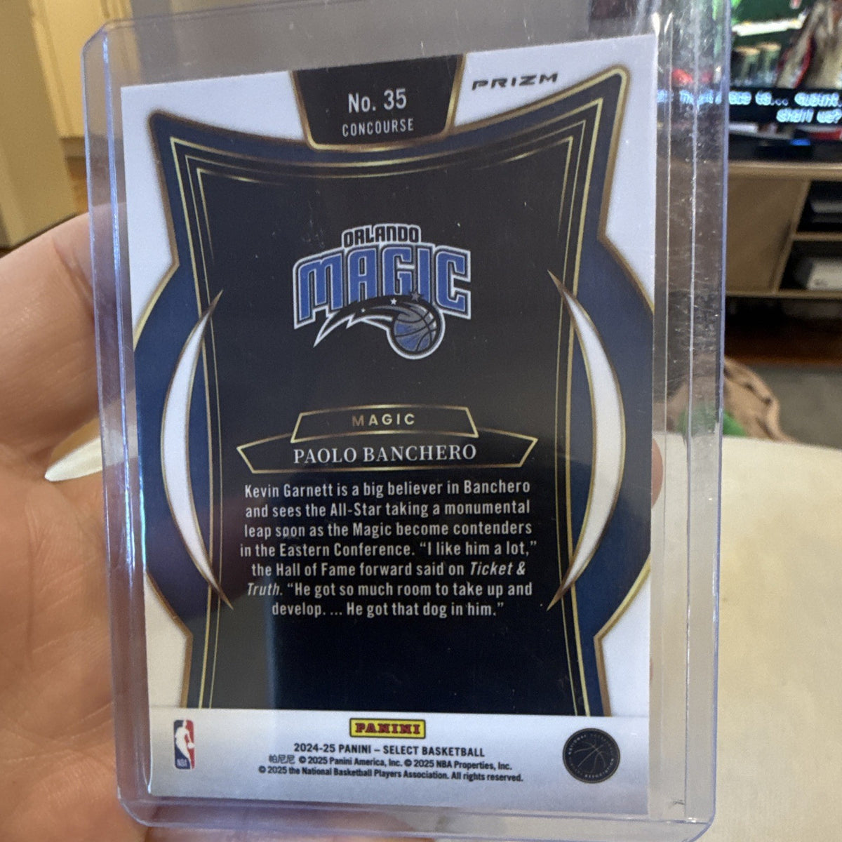 Panini Select Basketball Prizm Paolo Banchero Orlando Magic #35 2024 251