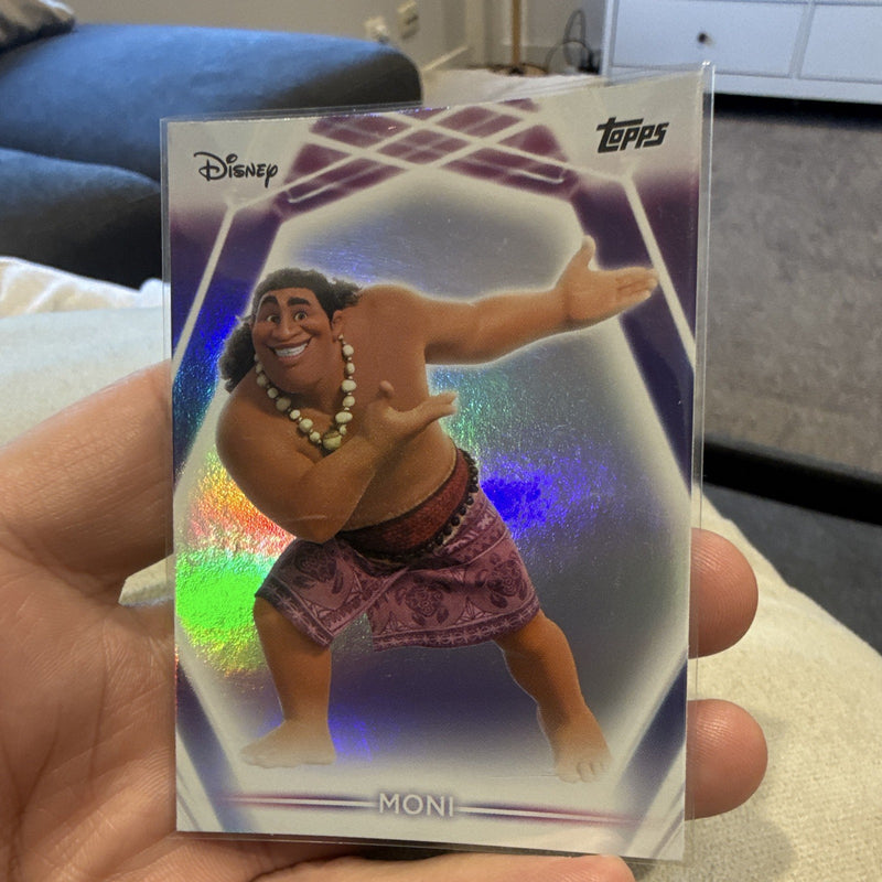 Topps Disney Collect Moana Moni Holographic Parallel Card #22 2016 English0