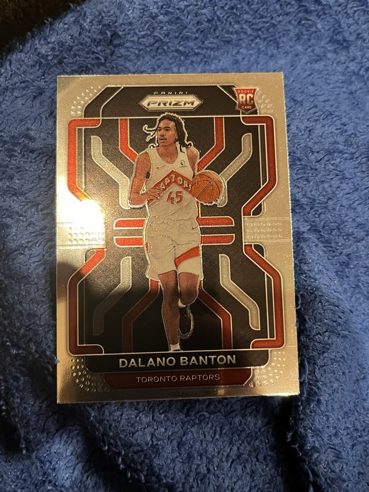 Panini Prizm 2021 22 Dalano Banton Rookie RC #328 Toronto Raptors0