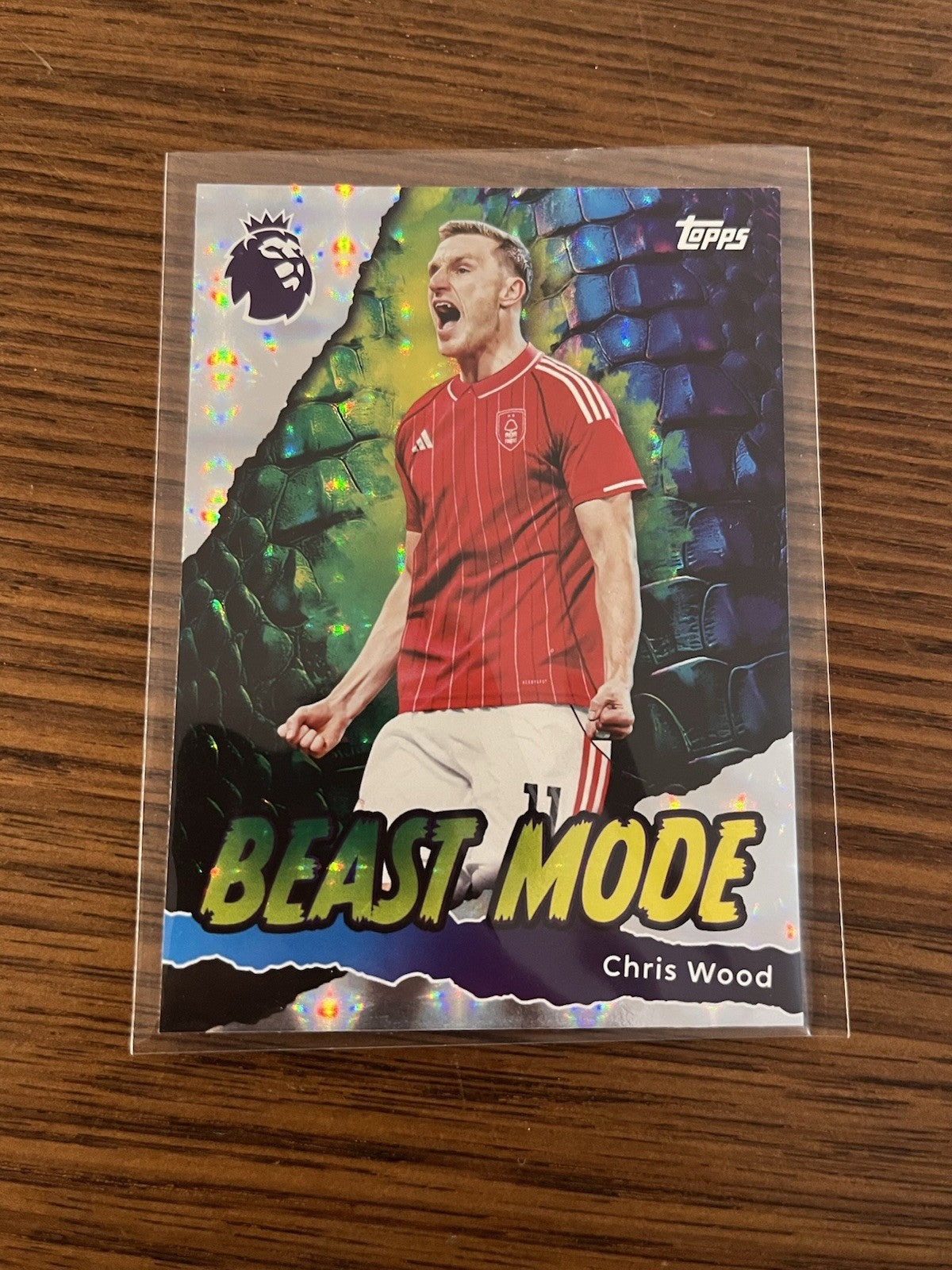 Topps Premier League Beast Mode Parallel Chris Wood #4340