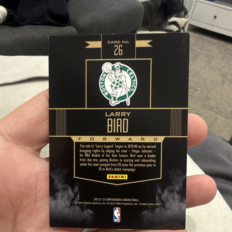 Panini Contenders 2012 13 Larry Bird Rookie Remembrance #26 Boston Celtics1