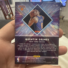 Panini Donruss 2021 22 Great X Pectations #13 Quentin Grimes New York Knicks1