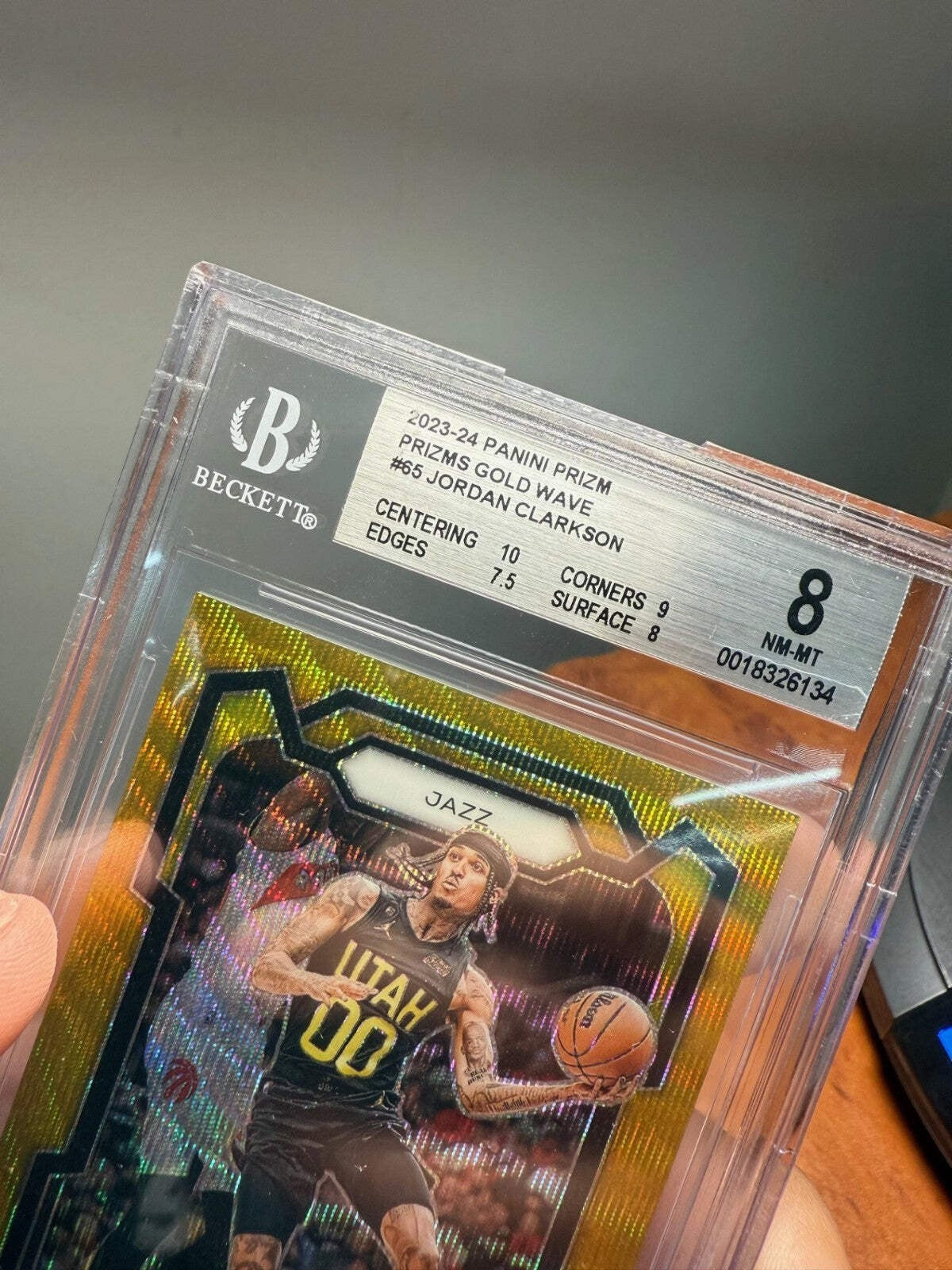 2023 24 Panini Prizm Jordan Clarkson Utah Jazz /104