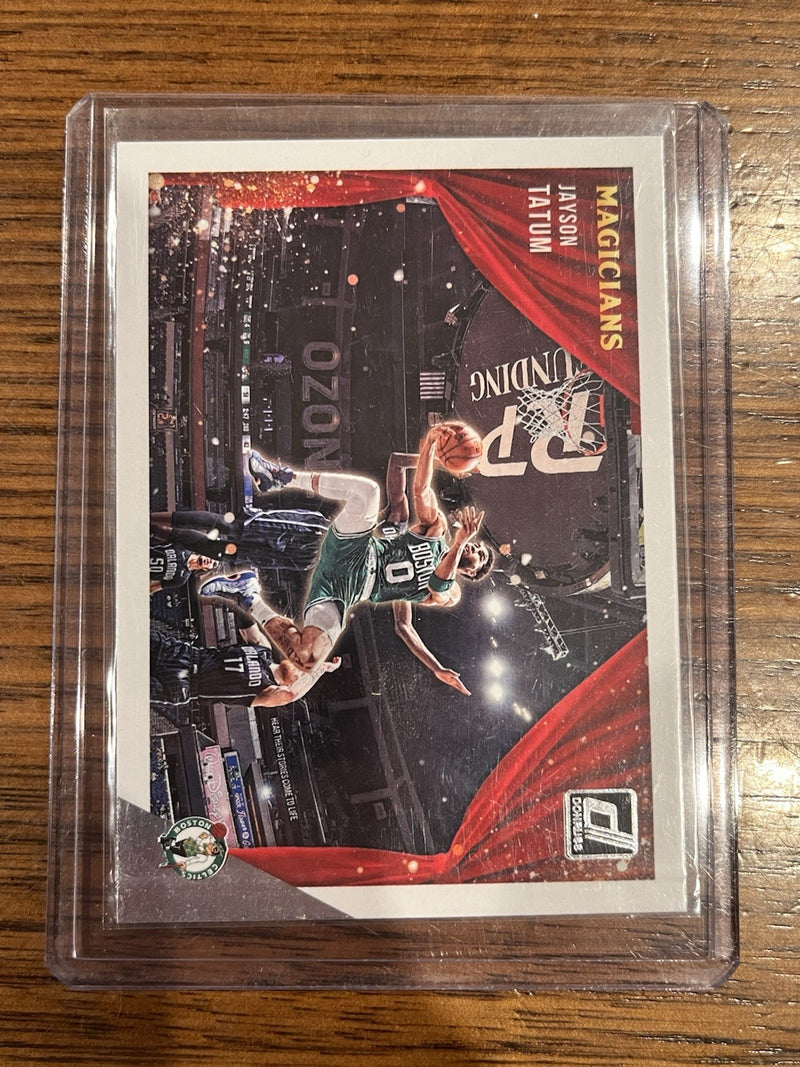 Panini Donruss Jayson Tatum Magicians Insert #6 2021 22 Boston Celtics1