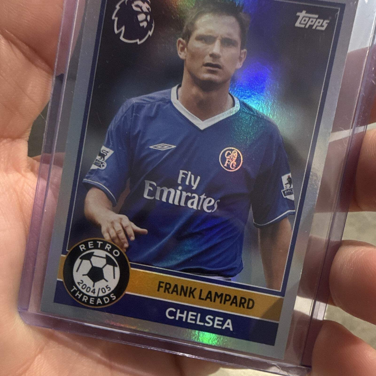 Topps Premier League Retro Threads 2004/05 Frank Lampard Chelsea #3872