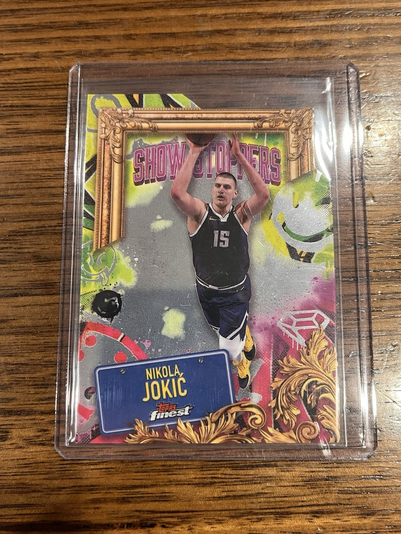 Topps Finest 2025 Nikola Jokić Showstoppers Insert S 1 Denver Nuggets NBA1