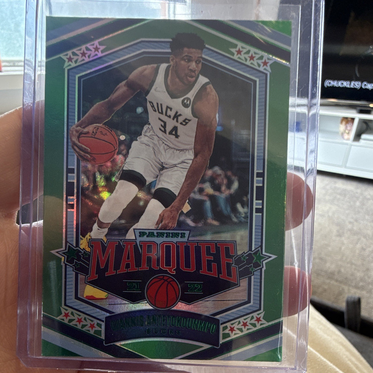 Panini Chronicles Marquee Giannis Antetokounmpo Green #362 Bucks NBA0
