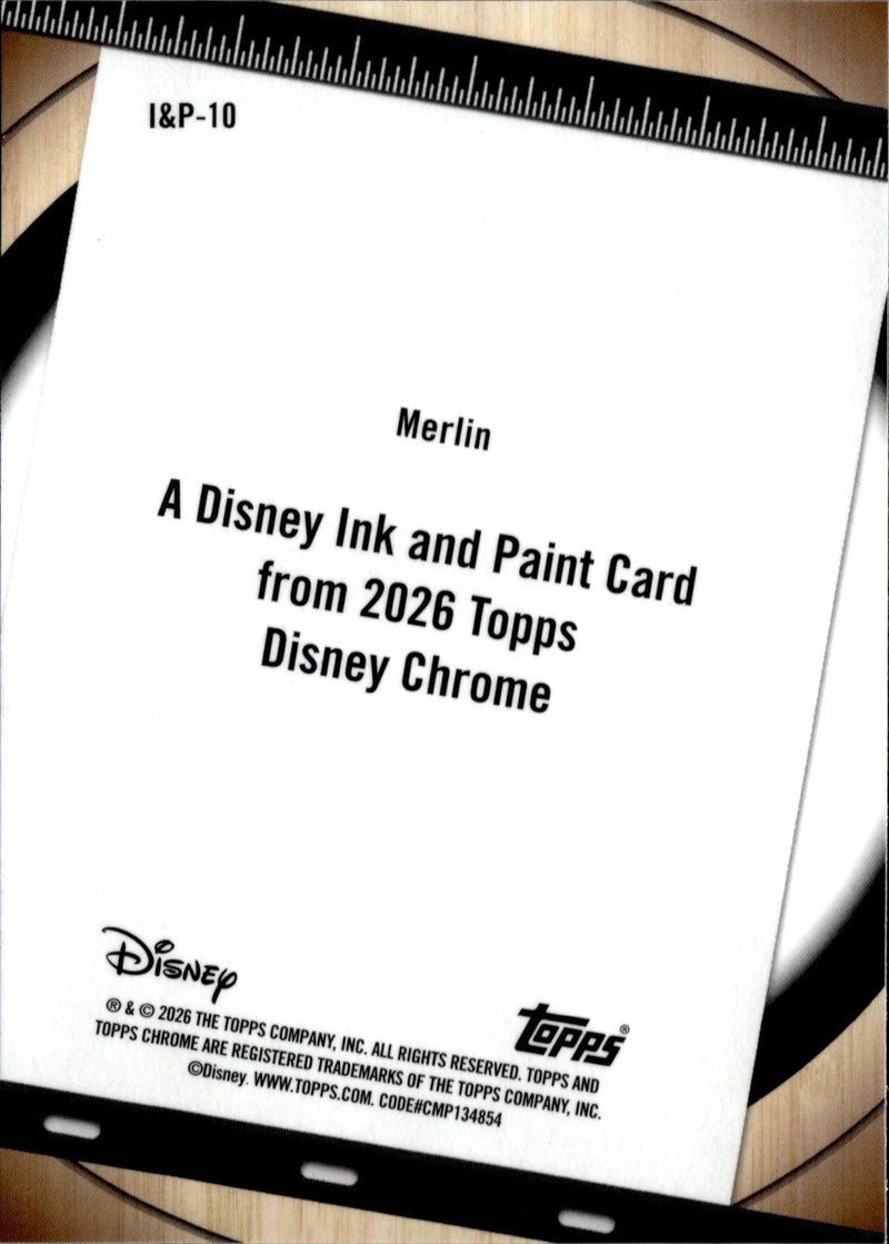 Merlin Base Topps Chrome Disney   Disney Ink & Paint I&P 10 NM1