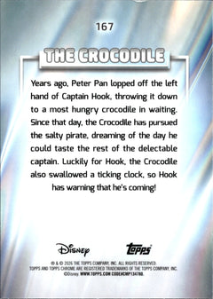 The Crocodile Base Topps Chrome Disney   X Fractor 167 NM1