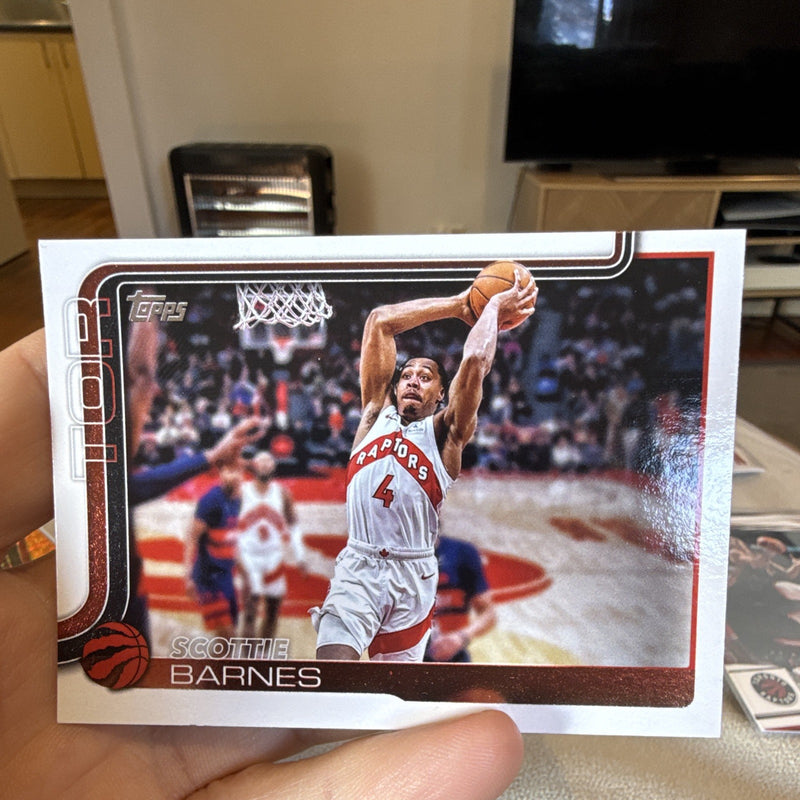 Topps Scottie Barnes Base Set Flagship #31 2024 25 Toronto Raptors0