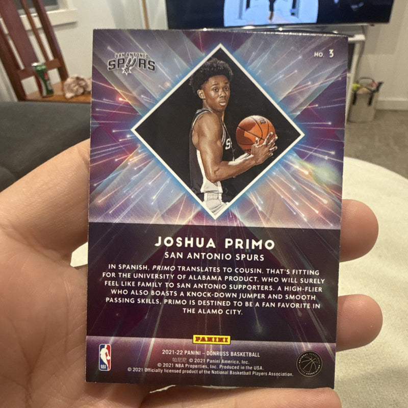 Panini Donruss 2021 22 Great X Pectations Joshua Primo Spurs #31