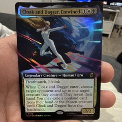 Cloak and Dagger, Entwined Foil Rare Marvel 0419 Legendary Creature0