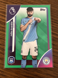 Topps Joško Gvardiol Parallel Topps Premier League Manchester City 184 2025/261