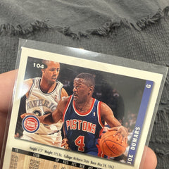 Upper Deck Collector's Choice 1994 Joe Dumars Detroit Pistons #104 Base2