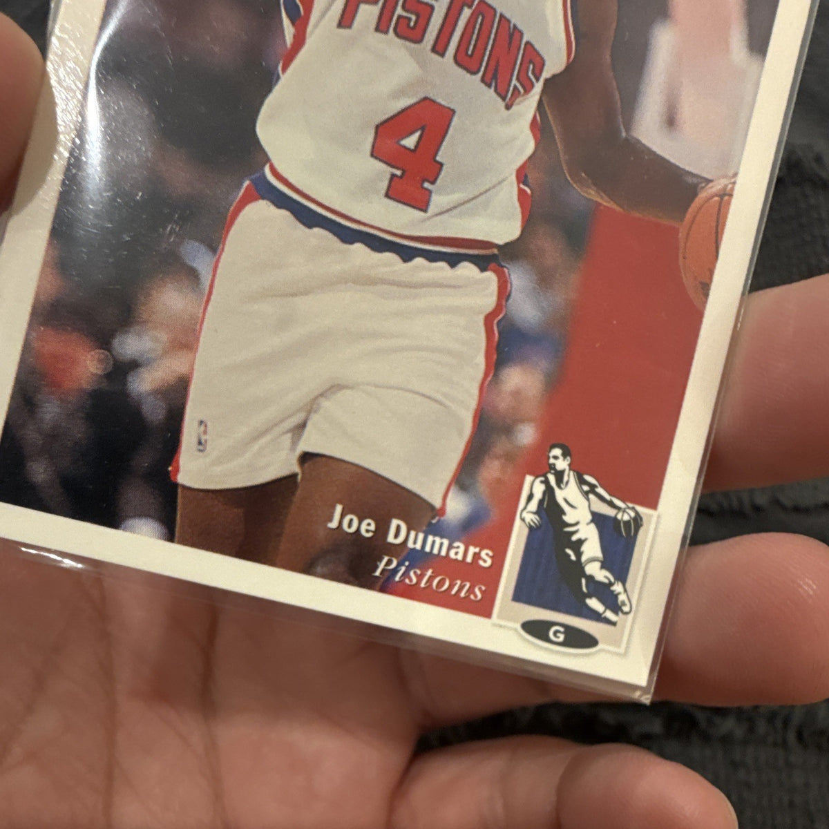 Upper Deck Collector's Choice 1994 Joe Dumars Detroit Pistons #104 Base3