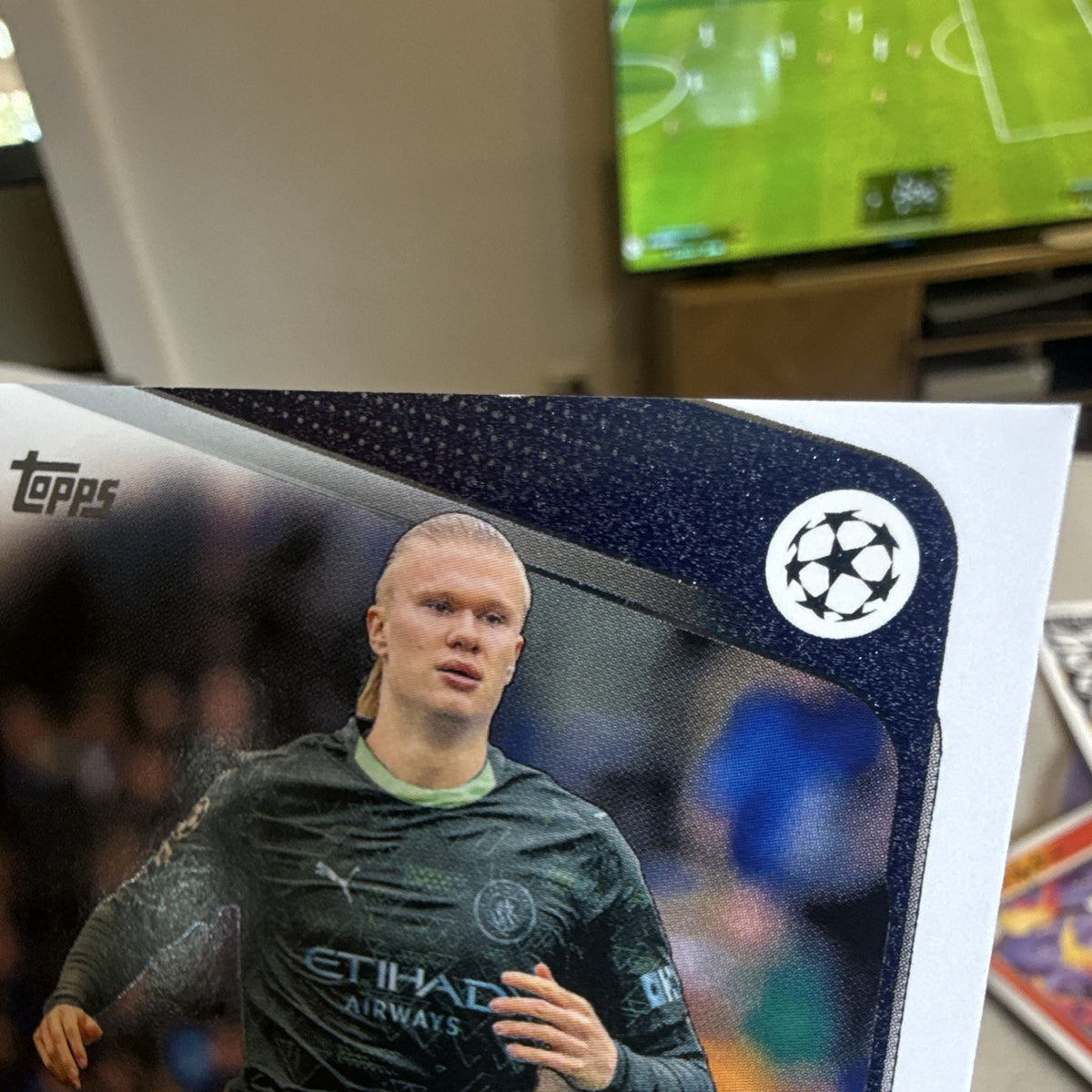 Topps UEFA Champions League Erling Haaland Man City 2026 Sticker #1812