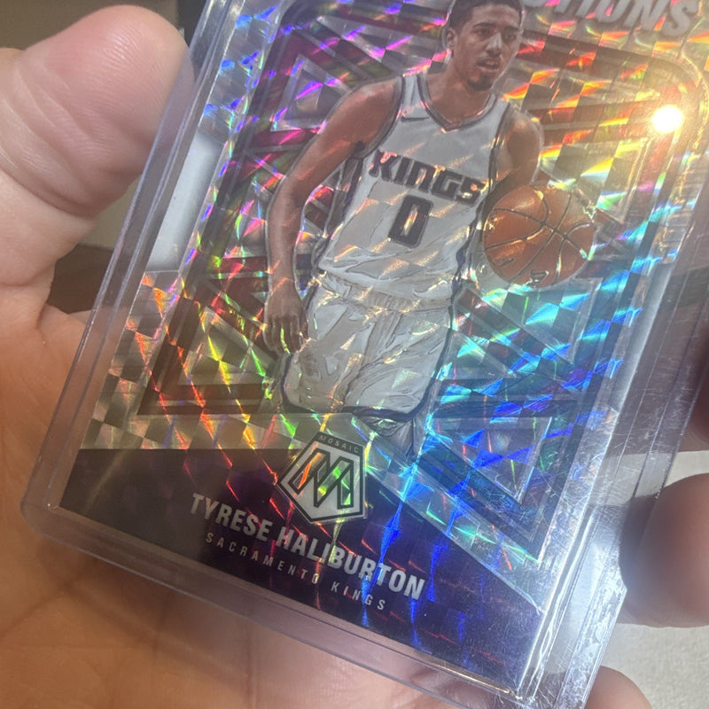 Tyrese Haliburton Introductions 2020 21 Panini Mosaic   Prizm No. 13