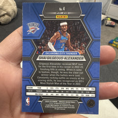 Shai Gilgeous Alexander Parallel 2022 23 Panini Mosaic Basketball No. 4 OKC1