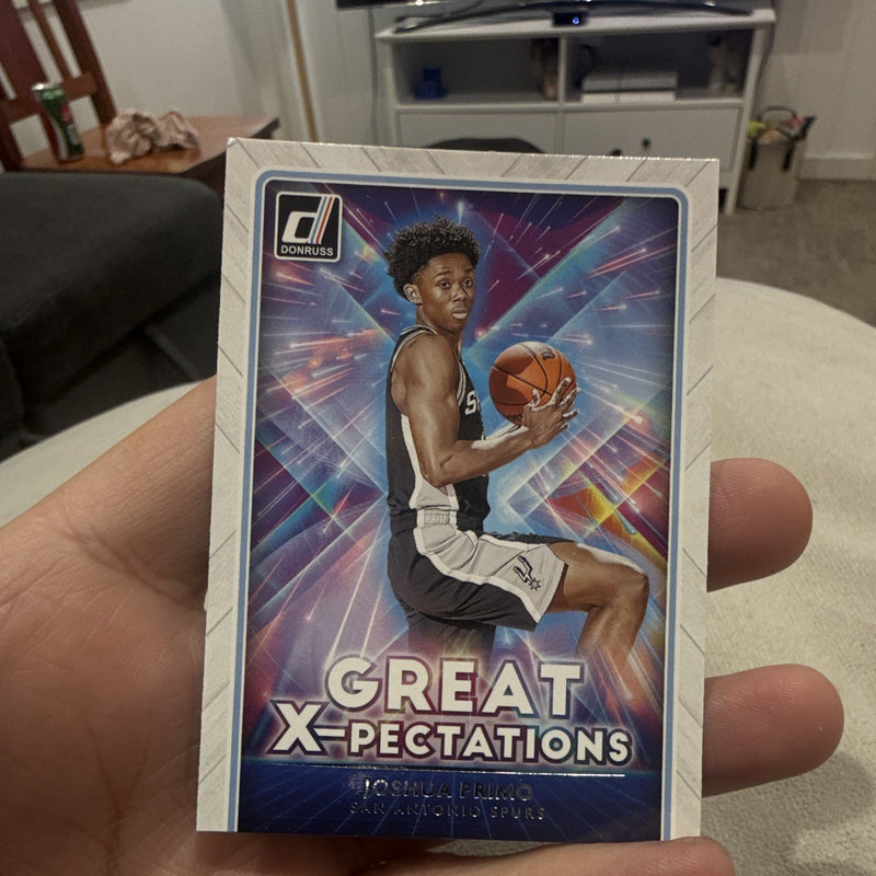 Panini Donruss 2021 22 Great X Pectations Joshua Primo Spurs #30