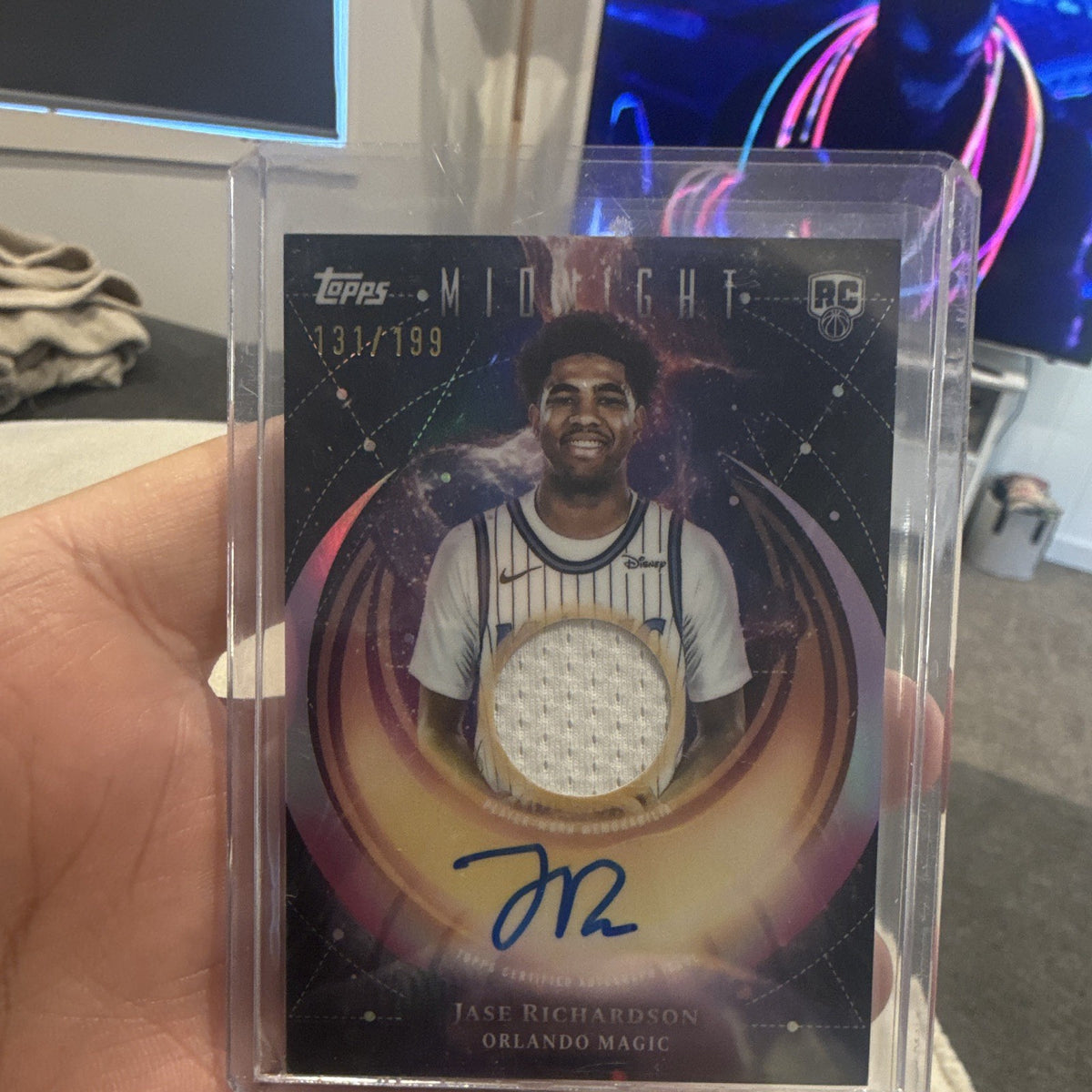 Topps Midnight Jase Richardson Rookie Jersey Autographs RJA JR Auto 131/1990