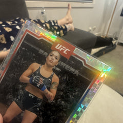 Topps Chrome UFC Tracy Cortez #134 Parallel/Variety 2025 MMA Trading Card2