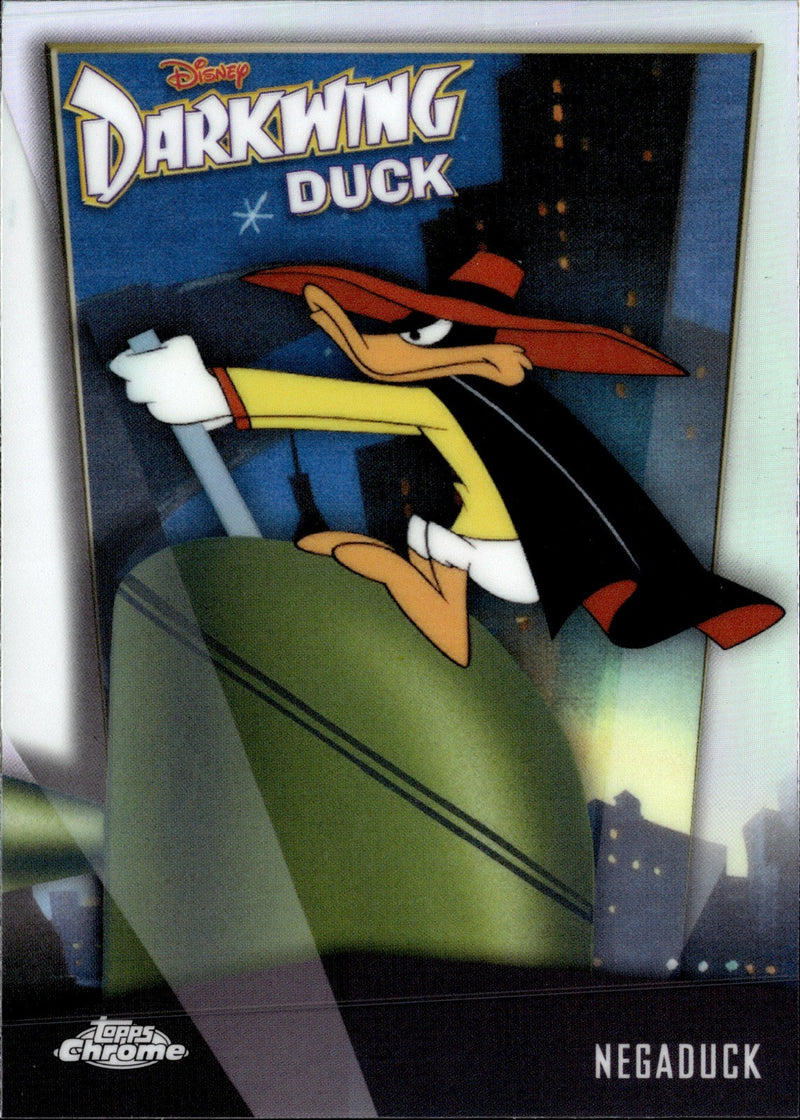 Negaduck Base Topps Chrome Disney   Darkwing Duck 35th Anniversary DD 10 NM0