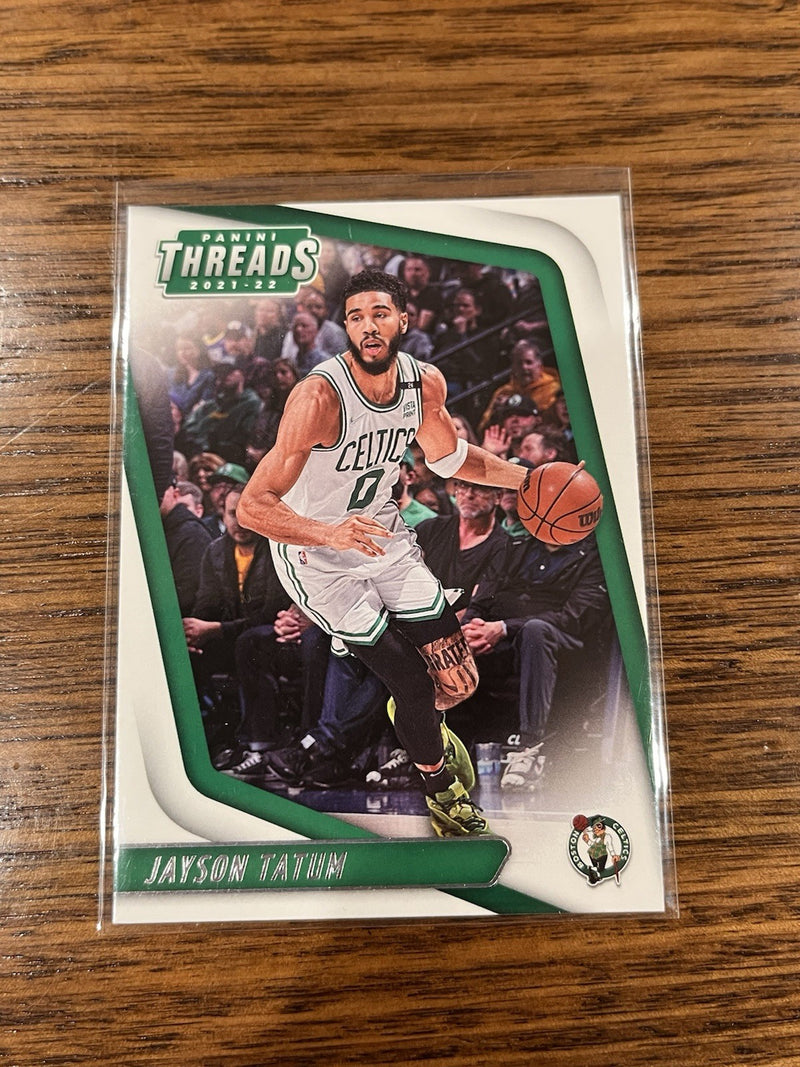 Panini 2021 22 Chronicles Threads Jayson Tatum Base Boston Celtics 960