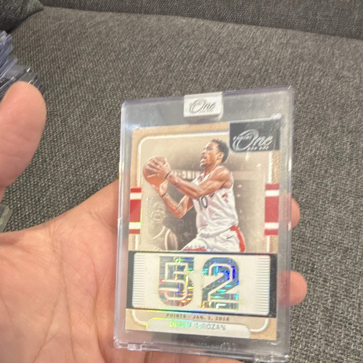 Panini DeMar DeRozan 2024 25 One and One Points record 10/52 #jerseymatch4
