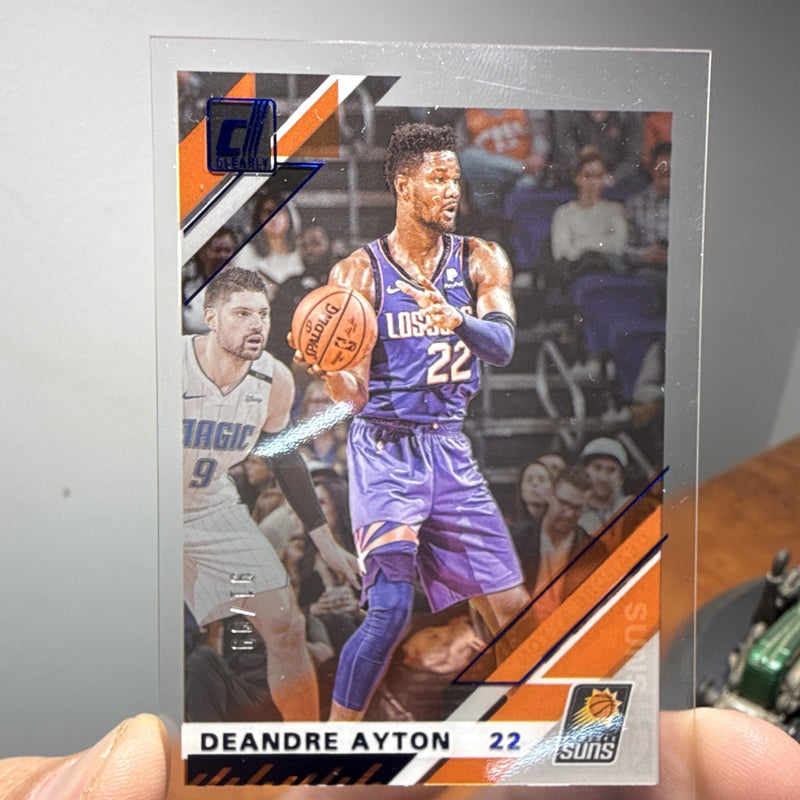 Panini Clearly Donruss 2019-20 Deandre Ayton Phoenix Suns No.35 91/990