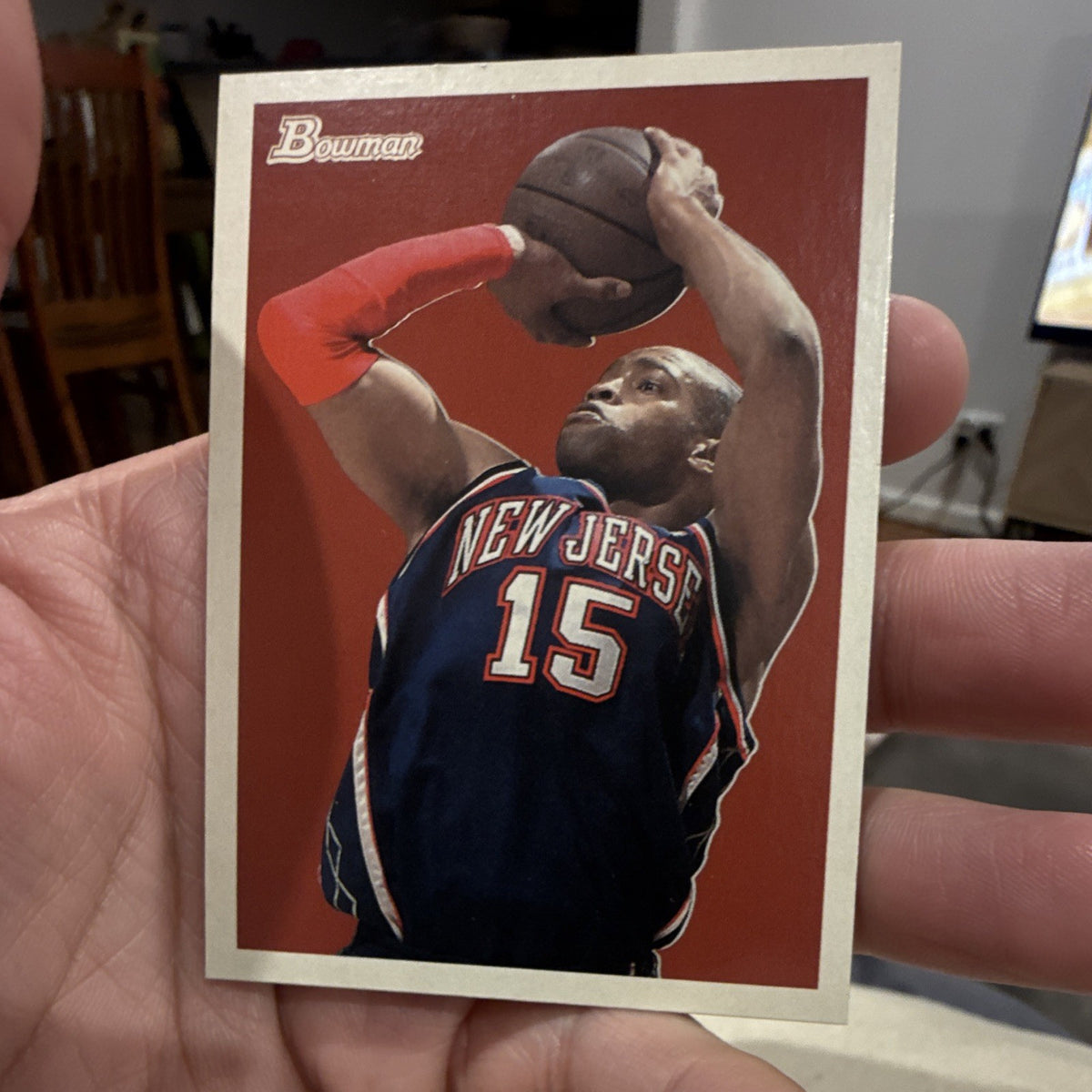 Topps Bowman Vince Carter 2009 #48 Basketball Trading Card New Jersey Nets0