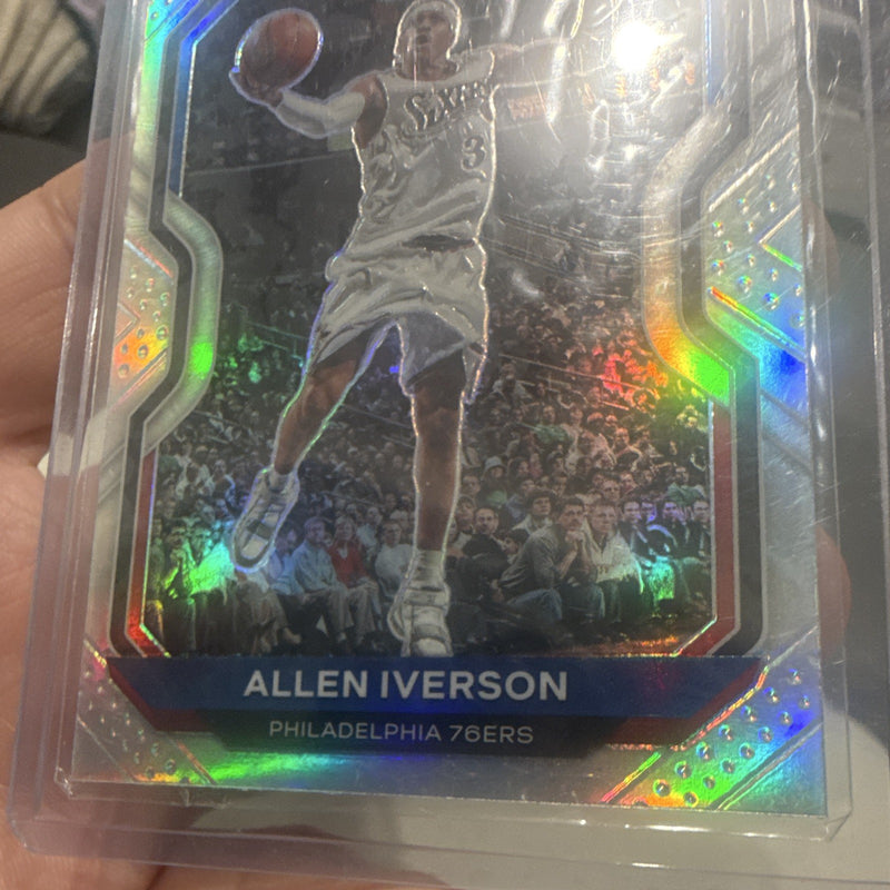 Panini Prizm 2020 21 Allen Iverson Philadelphia 76ers Hologram #193