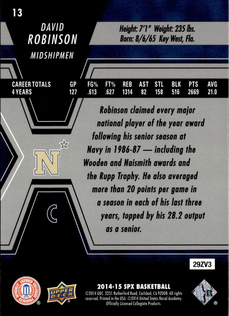 David Robinson Base SPx 13 NM1